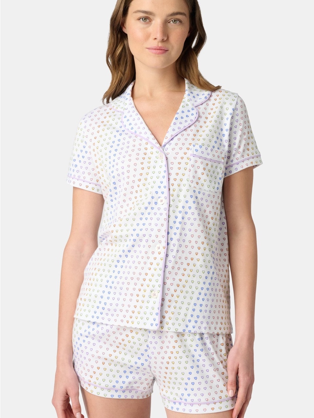 Roller Rabbit Disco Hearts Polo Pajama Set – Size Small